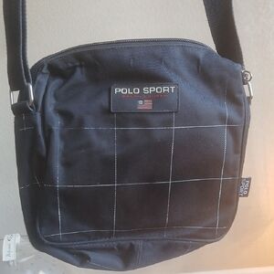 Polo by Ralph Lauren Navy Messenger Bag